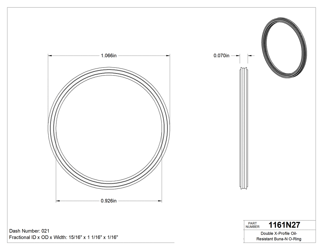 Technical drawing - 1161N27